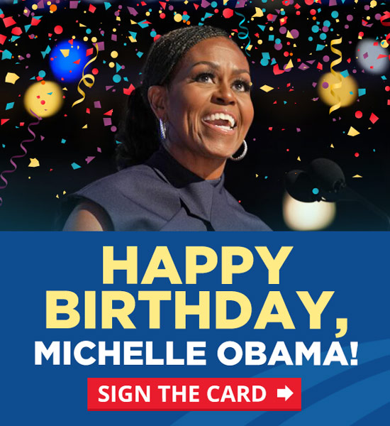 HAPPY BIRTHDAY, BARACK OBAMA!! Click to sign the card